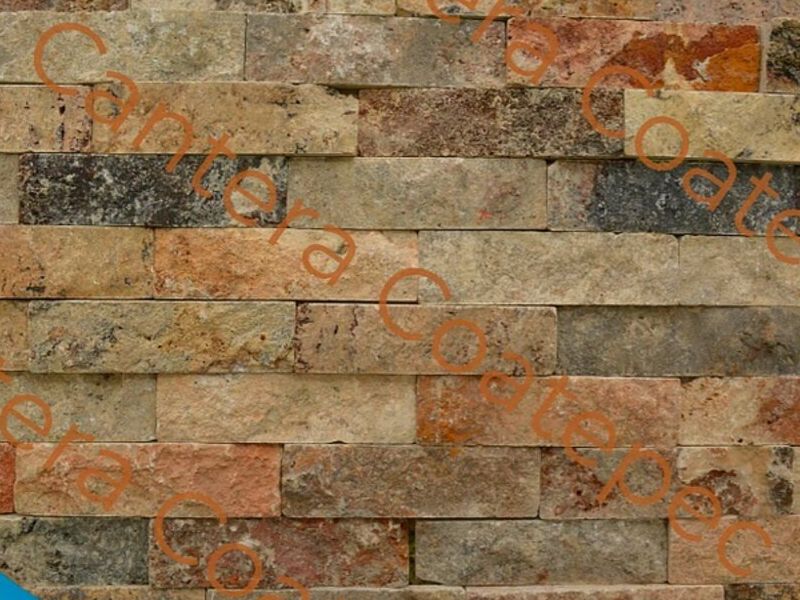 Recubrimiento Piedra Travertino Rojo México