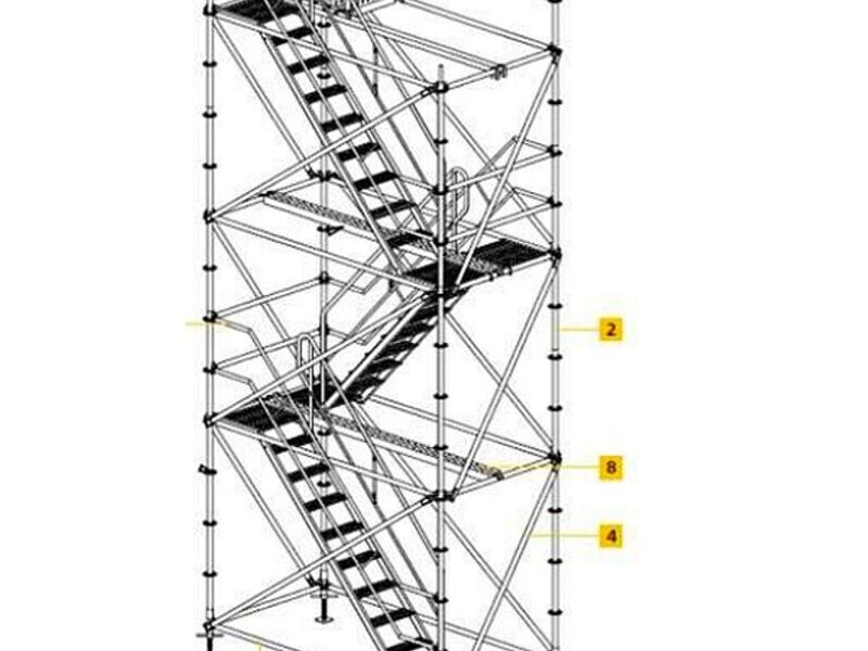 Renta Escalera Andamio México
