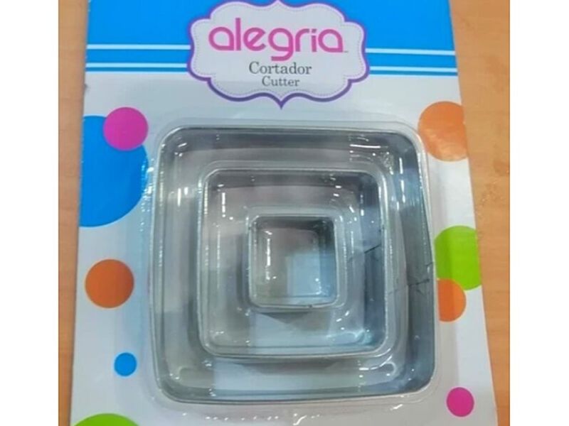 Cortador galleta cuadrado varios