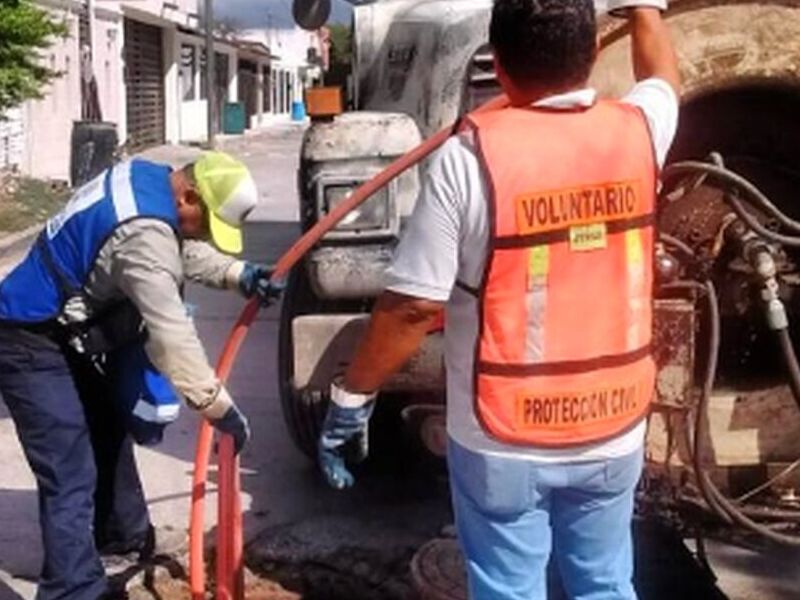 Limpieza y sondeo de drenaje  Villahermosa