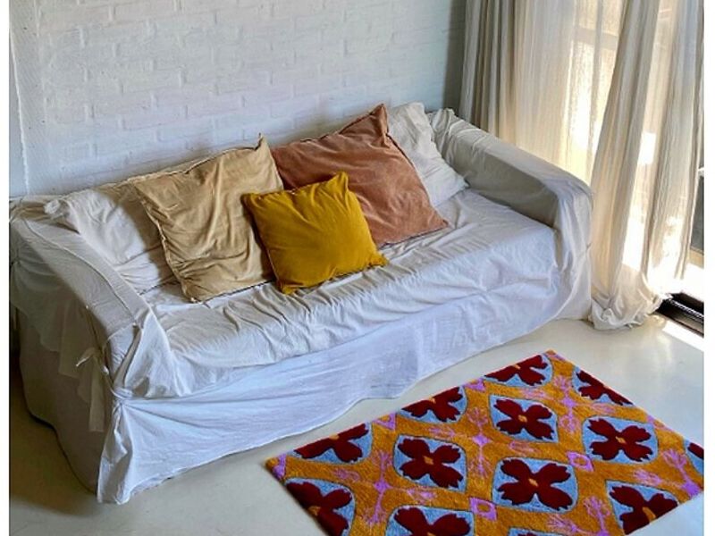 Alfombra Tejida Tonal