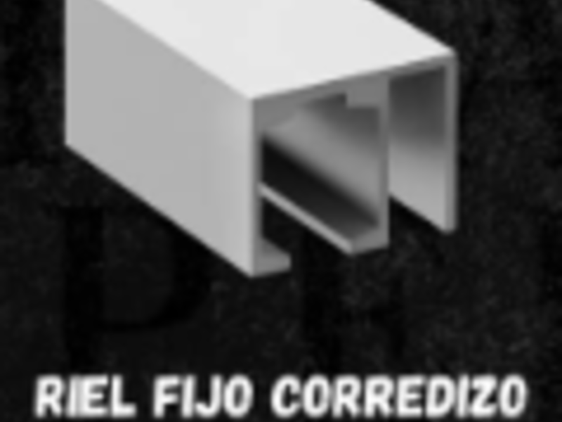 RIEL FIJO CORREDIZO CDMX HERRAJES IMPERIO