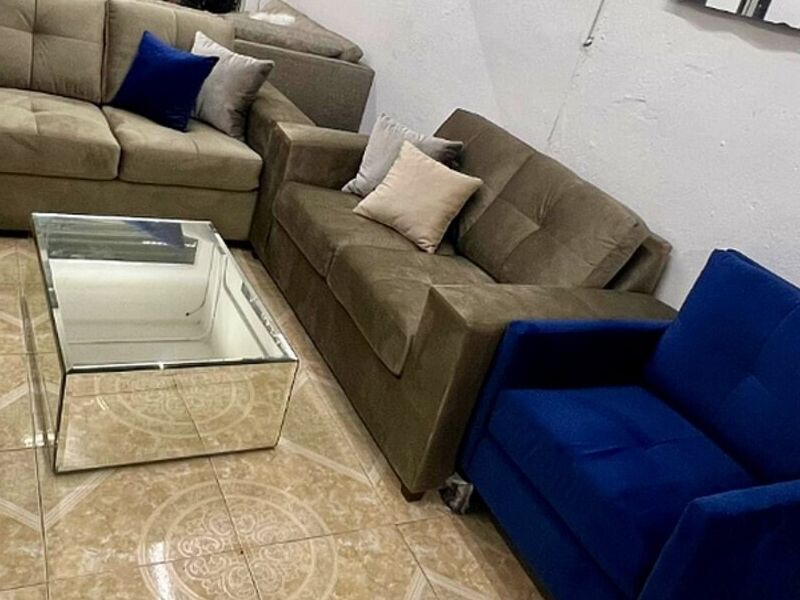 Sillones Crema y Azul México