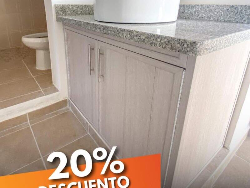 Mueble Baño Madera PC
