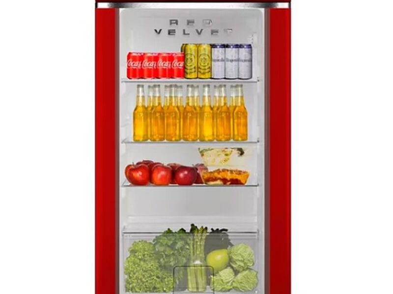 Refrigerador Cristal Retro 95 L Mexico