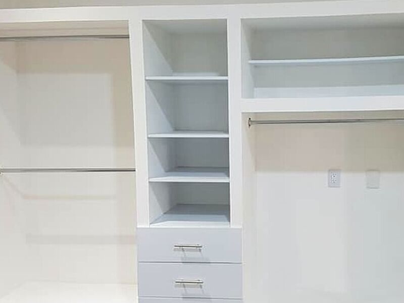 Closet Melamina Blanca Chiapas