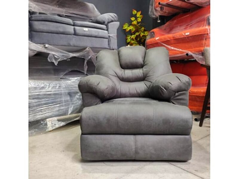 Sillón reposabrazos gris