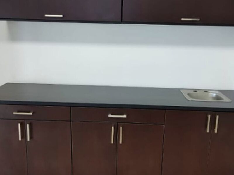 Mueble cocina madera maciza chocolate México