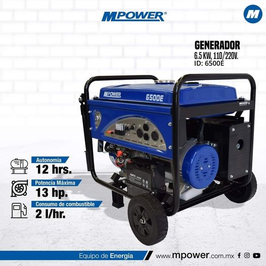 Generador 6.5KW Mexico