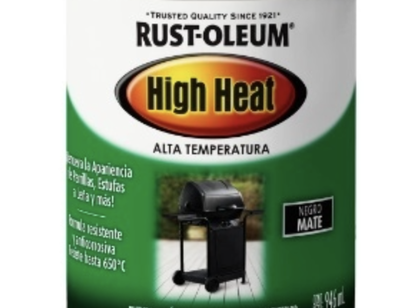 Pintura Alta Temperatura Negro Mate México