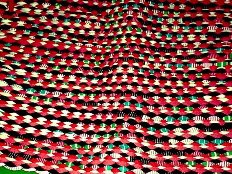 Alfombra Índigo Ikat
