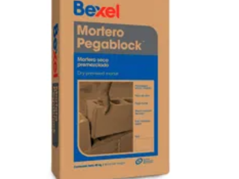 Mortero bexel para mezcla seca Tlacamaca