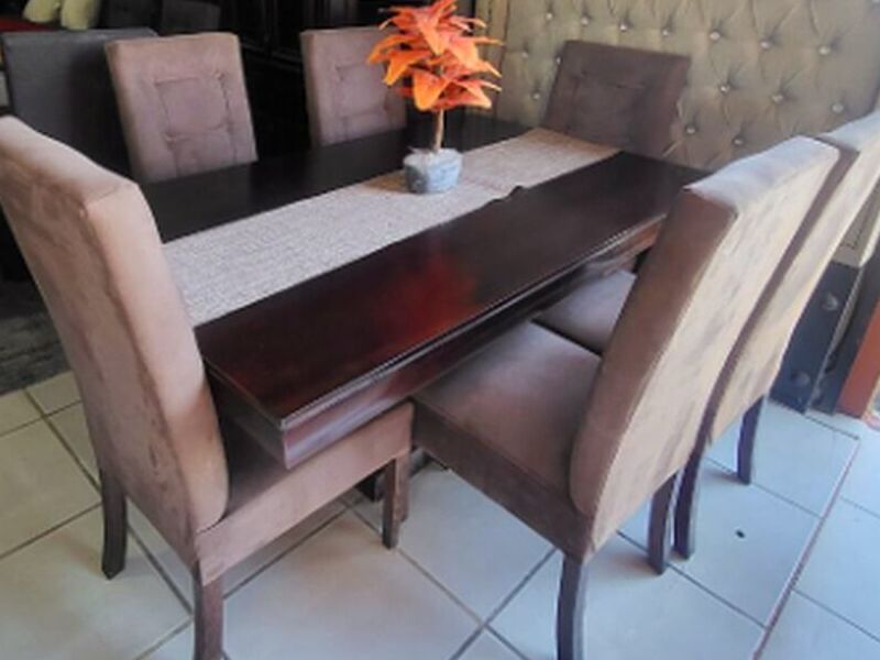 Comedor 6 asientos color beige México