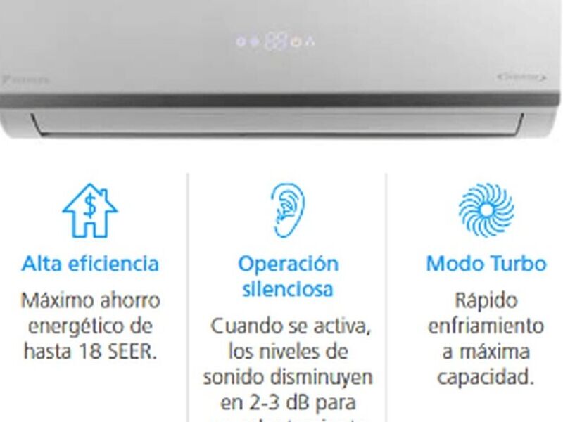 Daikin mini split SL18 México