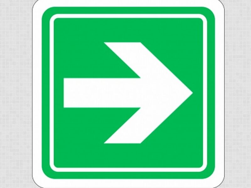 Flecha de evacuación México