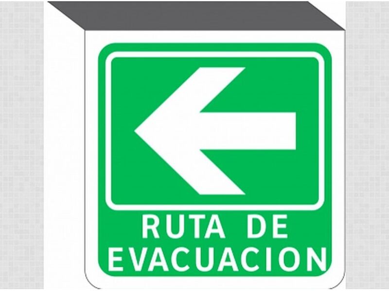 RUTA DE EVACUACION IZQUIERDA México
