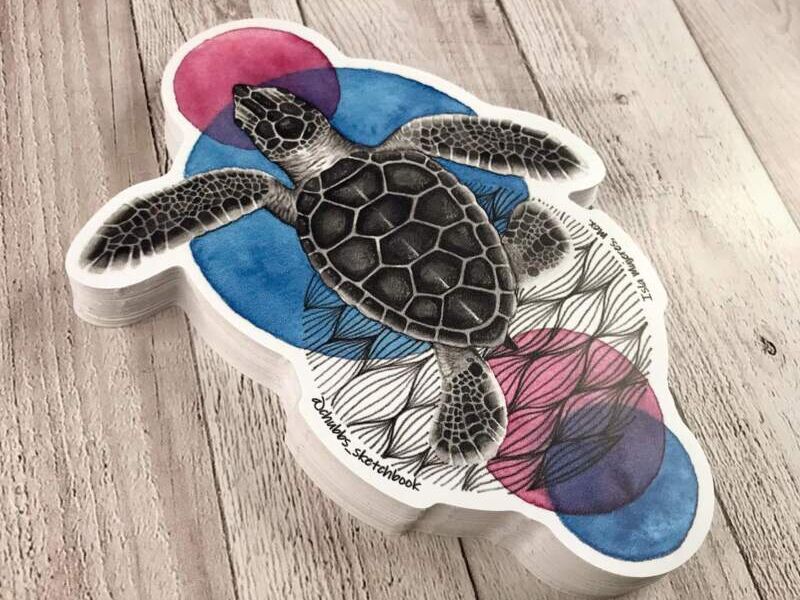 Sticker Tortuga México