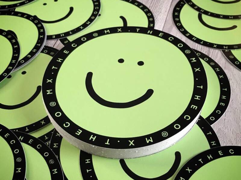 Sticker Cara Feliz México