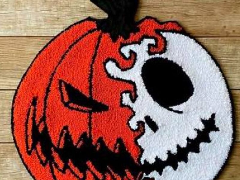 Alfombra Calabaza Hallowen Mexico