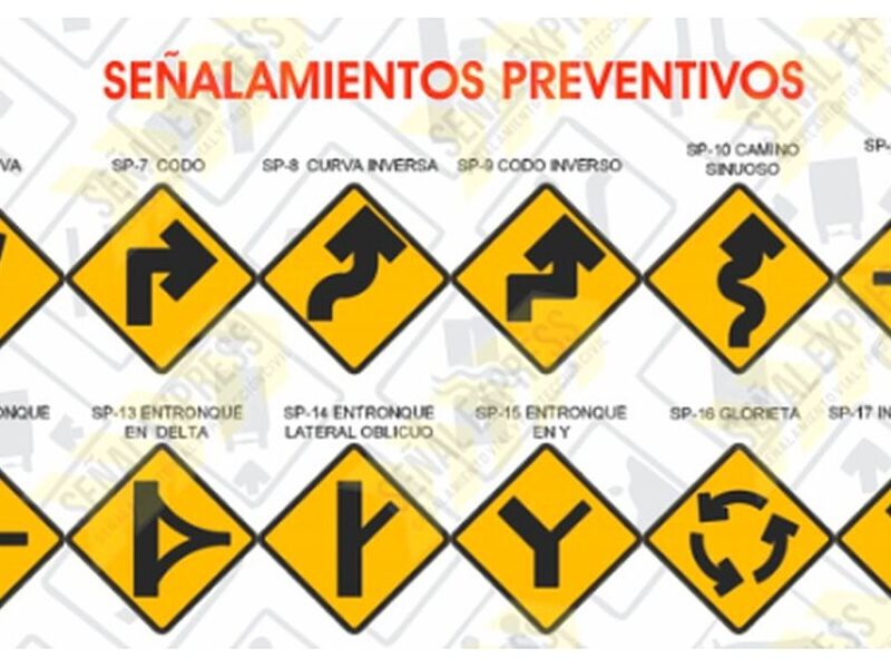 Señalamientos preventivos CDMX