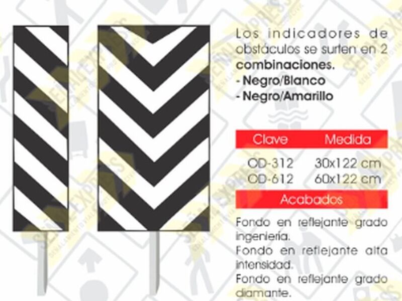Indicadores de obstáculos CDMX