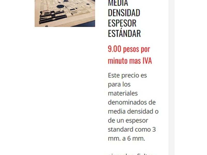 MATERIALES MEDIA DENSIDAD MÉXICO 