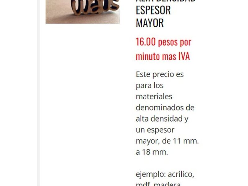 MATERIALES ALTA DENSIDAD MAYOR MÉRIDA 