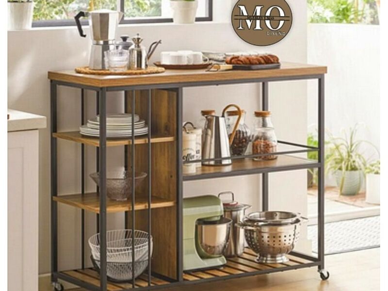Mueble con Llantas para Cocina México