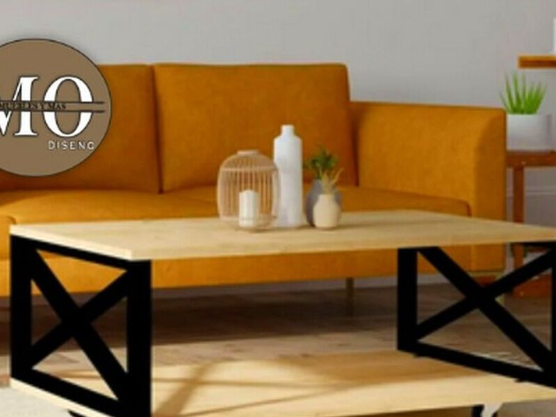 Mesa de Centro con Llantas
