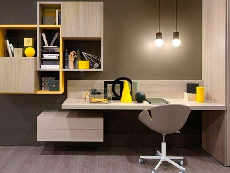 Mueble oficina madera