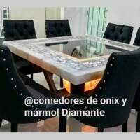 Comedores De Onix Y Marmol Diamante