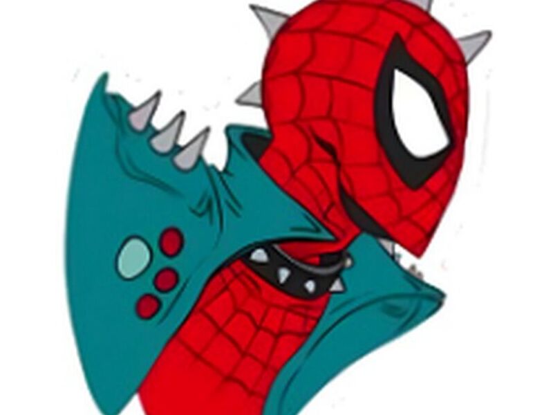 Sticker Spiderman Rock México