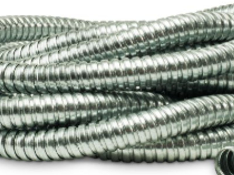 Tubería metálica flex engargolada - Plica