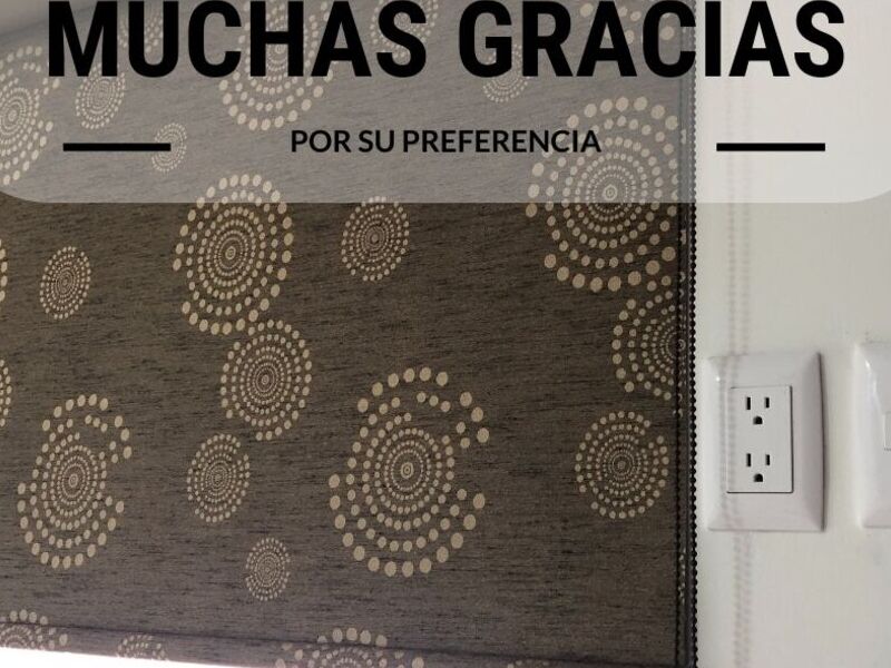 Persiana Enrollable Círculos Veracruz