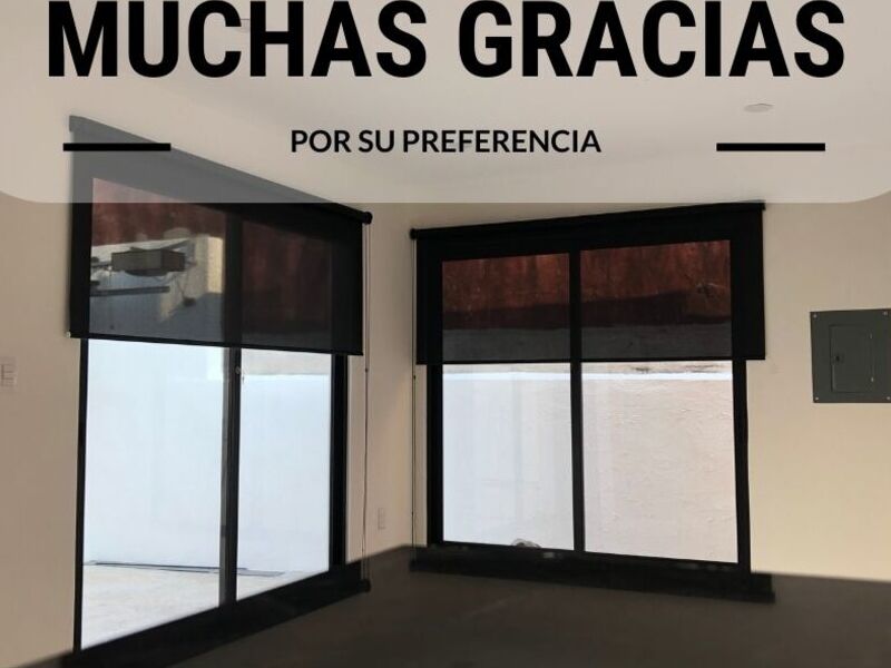Persiana Translúcida Negra Veracruz