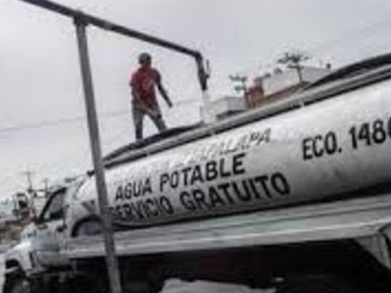 Pipas agua potable méxico 