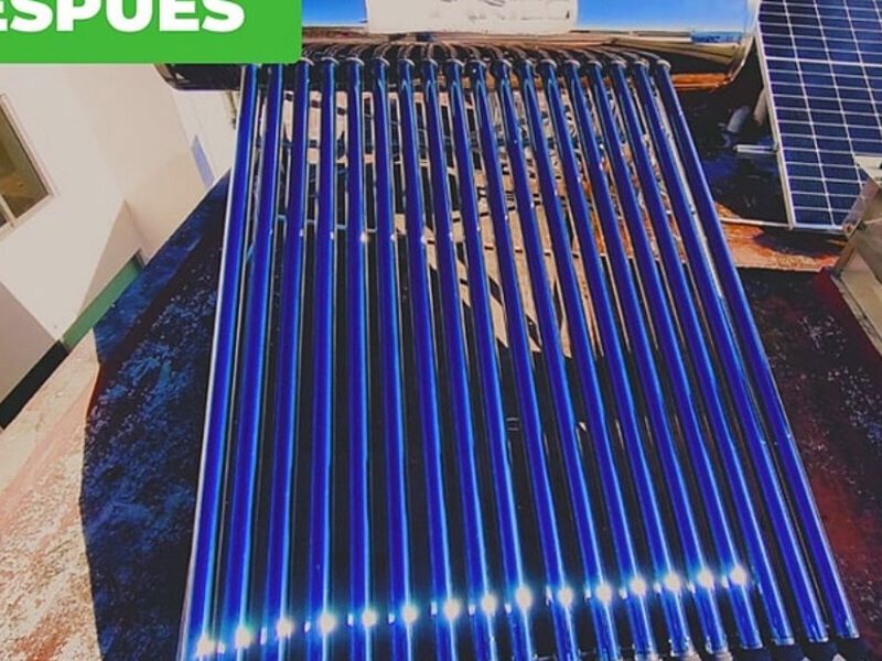 Calentadores solares 18 tubos Tepic