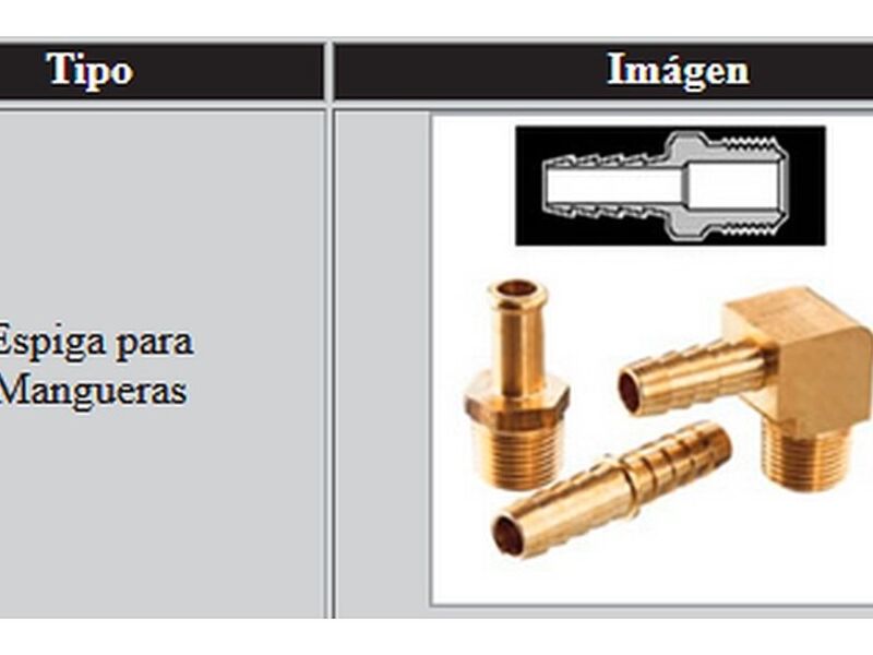 Conexión Espiga para Mangueras CDMX