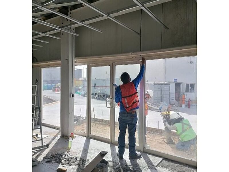 colocación de ventanas Aluminio