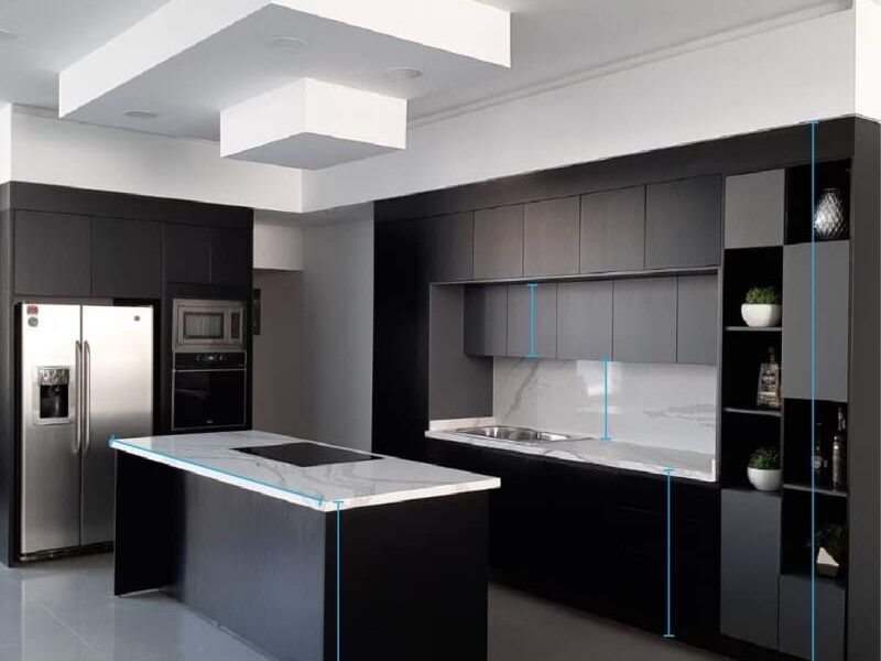 Diseño Cocina Negra Ags