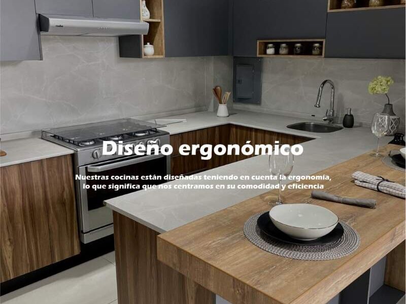 Diseño Cocina Madera Ags
