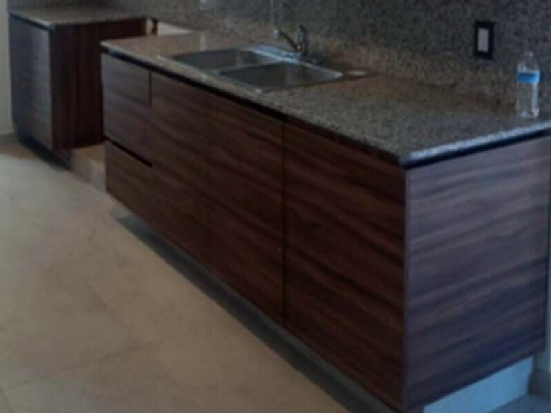 Mueble cocina color café México