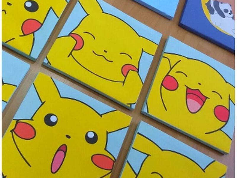 Cuadro pikachu Mexico