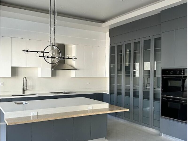 Cocina integral color gris México