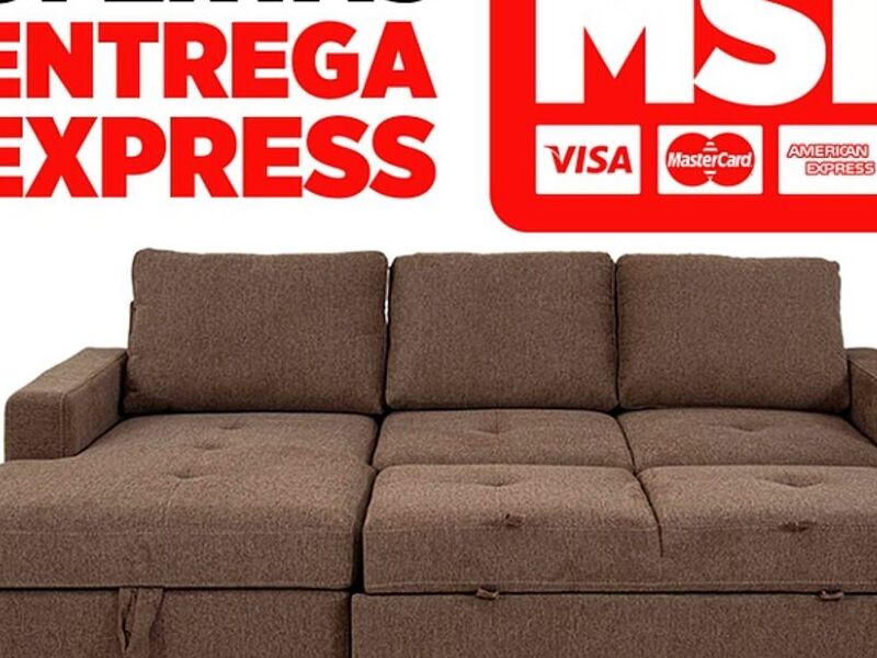 Sofa Marron Amplio Mexico