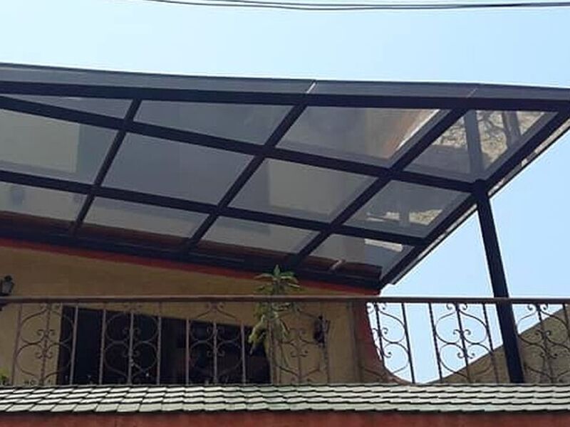 Pérgola de vidrio México