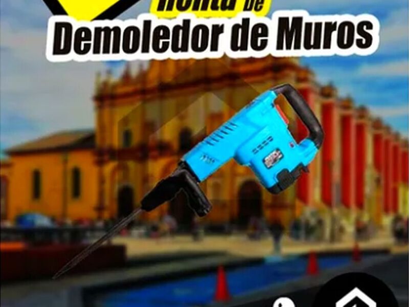 RENTA  DEMOLEDOR San Cristóbal México 