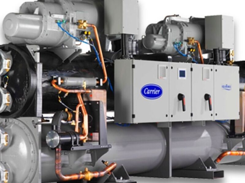 Chillers Carrier enfriados por agua México 