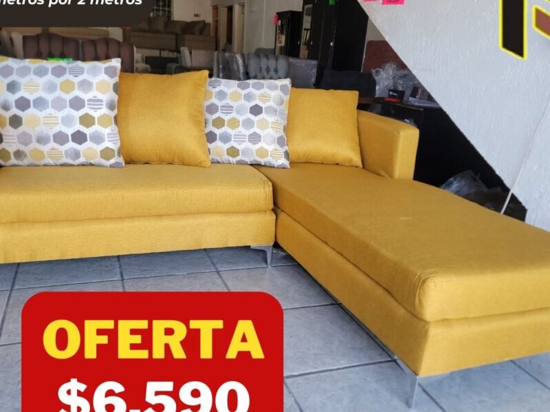 Sillón Esquinero Amarillo Durango