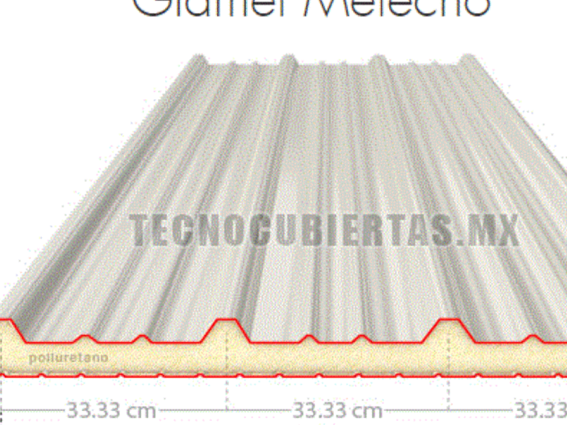 Panel compuesto Glamet Tlaxcolpan